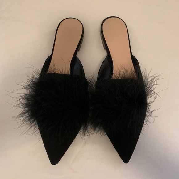 Club Monaco Shoes - Club Monaco Black Mules